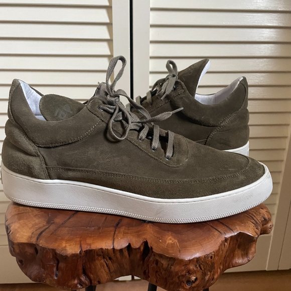 low top ripple sneaker van nubuck
